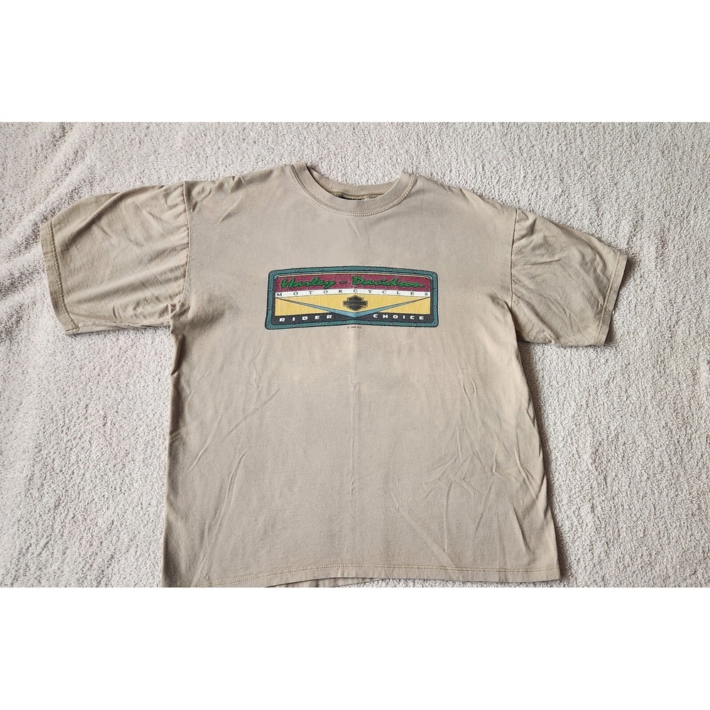 Harley Davidson U.S. Virgin Islands‎ Sz. Large Vintage Y2K